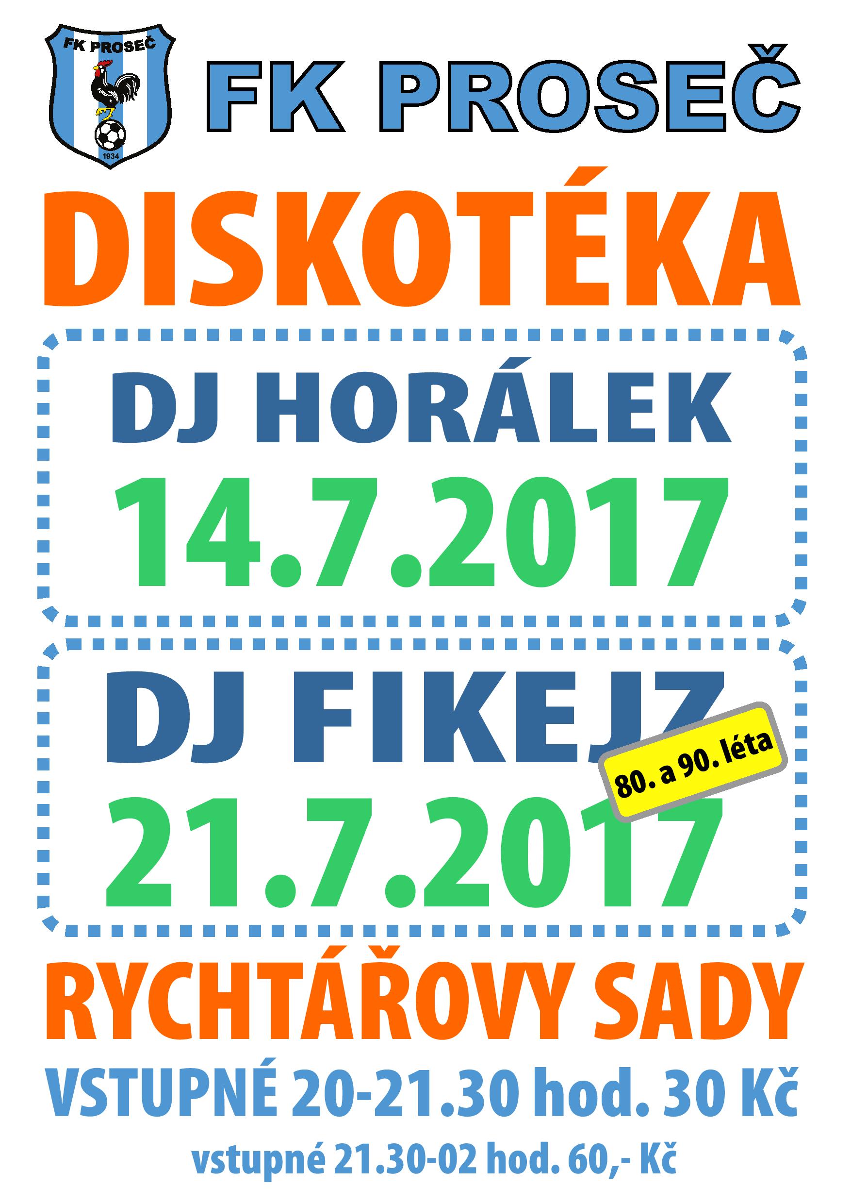 Diskotéka - DJ Luděk Horálek