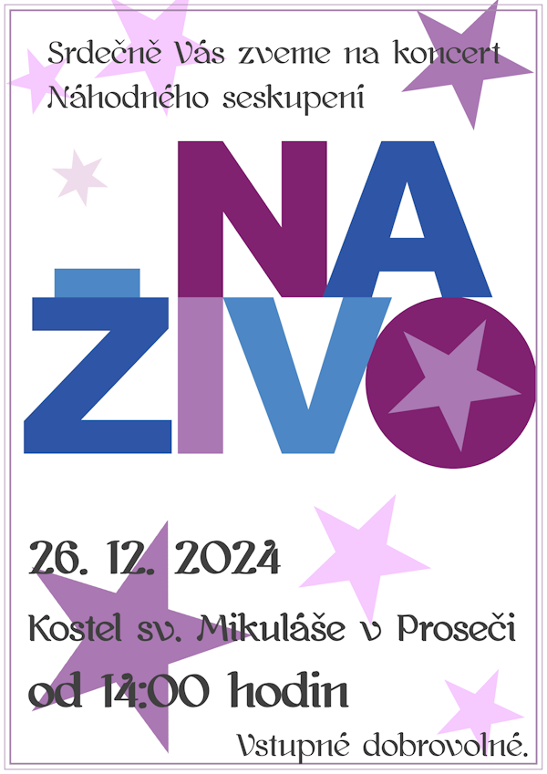 Koncert Náhodného seskupení Naživo